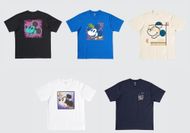 Mickey faces tees by UNIQLO. (Image via UNIQLO)